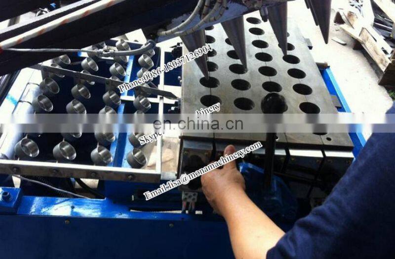 Stainless steel automatic ice cream waffle snow cone machine