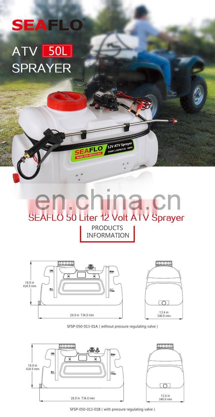 SEAFLO 12V 5LPM 100PSI Agricultural ATV Boom Sprayer Pump for Sale