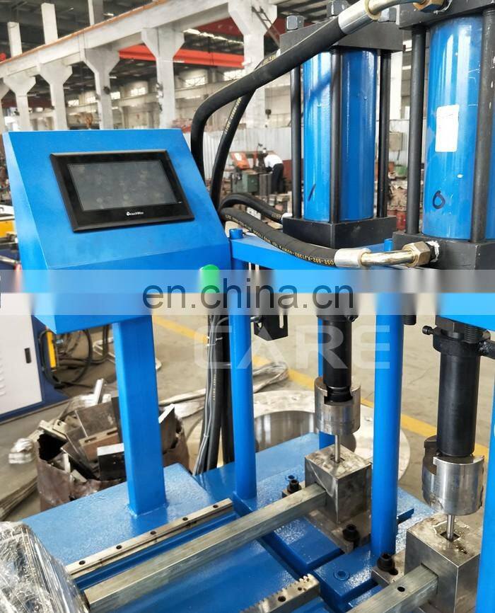 PH-125CNC Automatic hydraulic square pipe hole punching machine with servo feeding