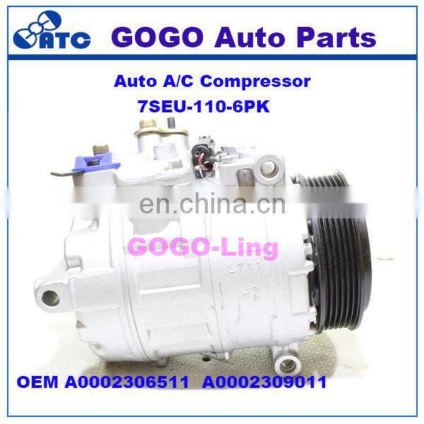 GOGO 7SEU Auto A/C Compressor for BENZ W203 S203 OEM : A0002306511/A0002309011 A0012308111