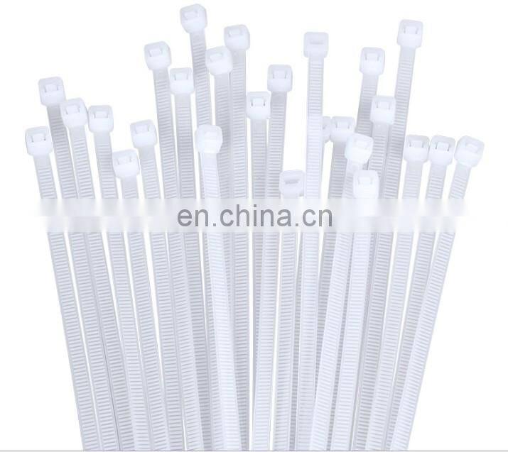 Hot Sale 3*100 4*150 5*200 8*250 10*350 6*400 12*300*400mm Nylon Plastic Cable Ties Zip Tie Self Lock