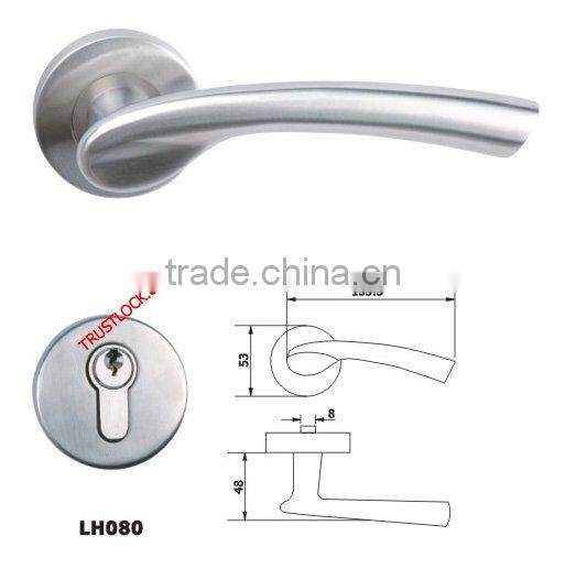 Trust Solid Stainless Steel Lever Door Handle in Guang Dong
