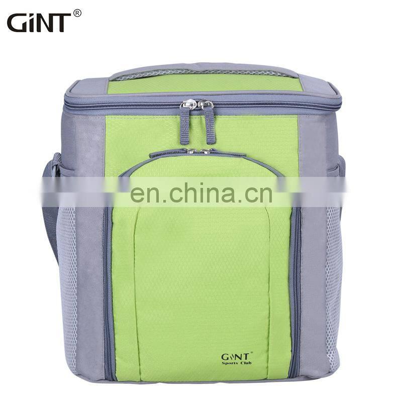 GINT Wholesale Custom Design 600D Soft Cooler Insulated Ice Cooler Bag Soft Camping Cooler Bags with Good Quality