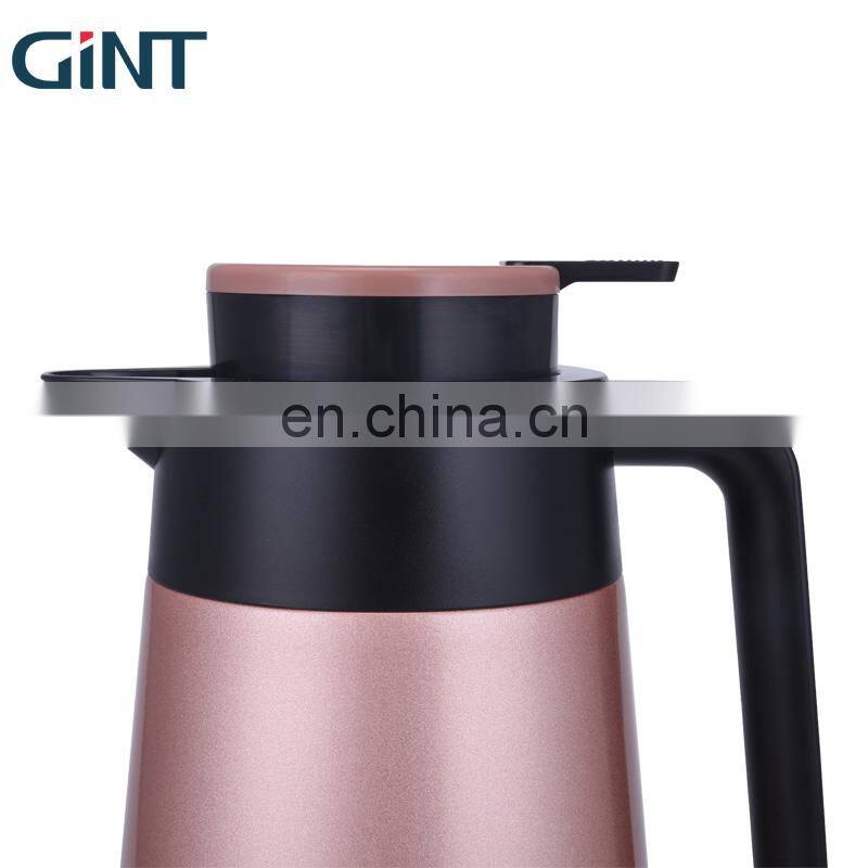 GiNT 1L China Factory Price Tea Pot BPA Free Stainless Steel Glass Coffee Pots for Drinking