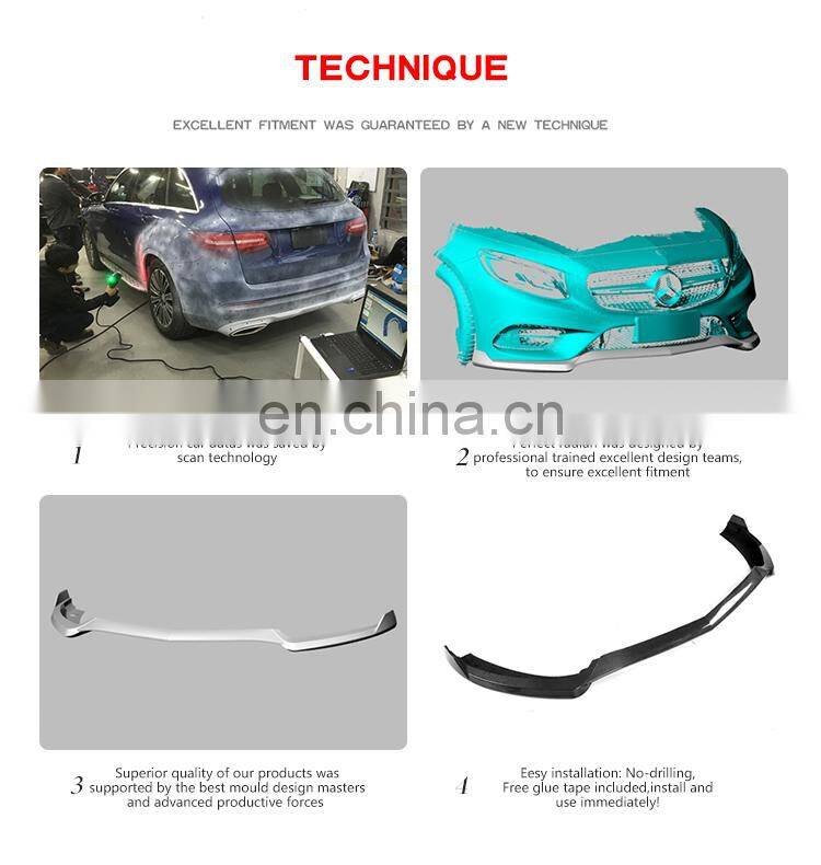 S Class B Style Carbon Fiber Front Lip Spoiler for Mercedes Benz S-Class S500 S550 Coupe 2-Door 14-17