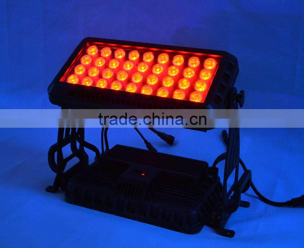 High power dmx 36pcs*10w rgbw 4-in-1 led city color outdoor building projector