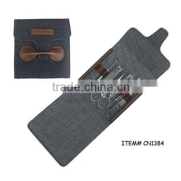 PVC button bag 5 pcs german manicure sets