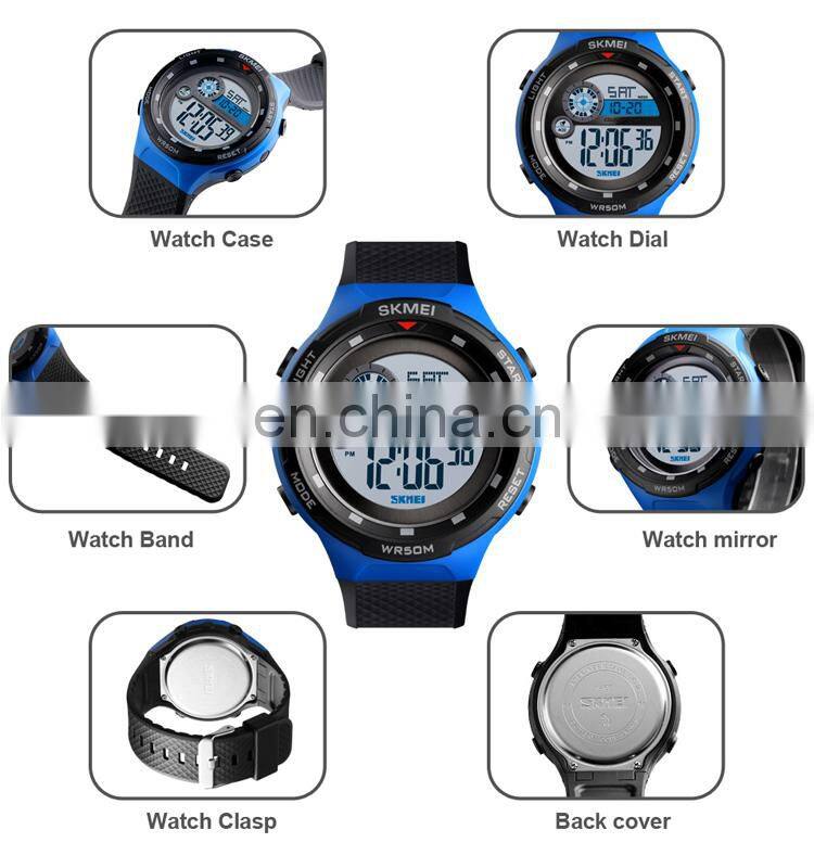 Hot sale skmei 1465 relogio masculino wristwatches 5atm waterproof sports watch