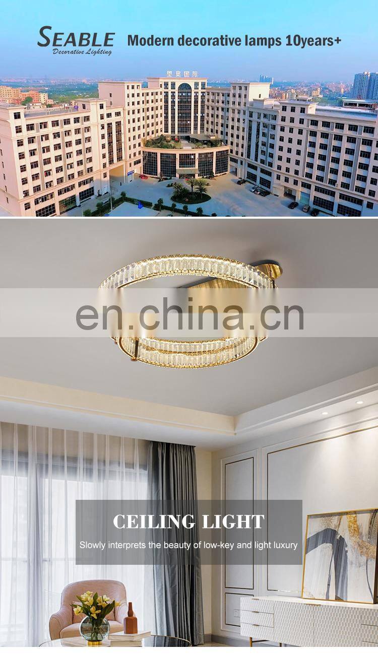 Modern Style Indoor Decoration Hotel Villa Home Dining Room Crystal Luxury Ceiling Light