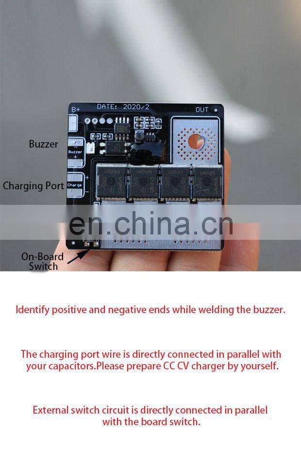 18650 Battery Spot Welder Board For Portable Spot Welding Machine Powered By Double Layer Capacitors