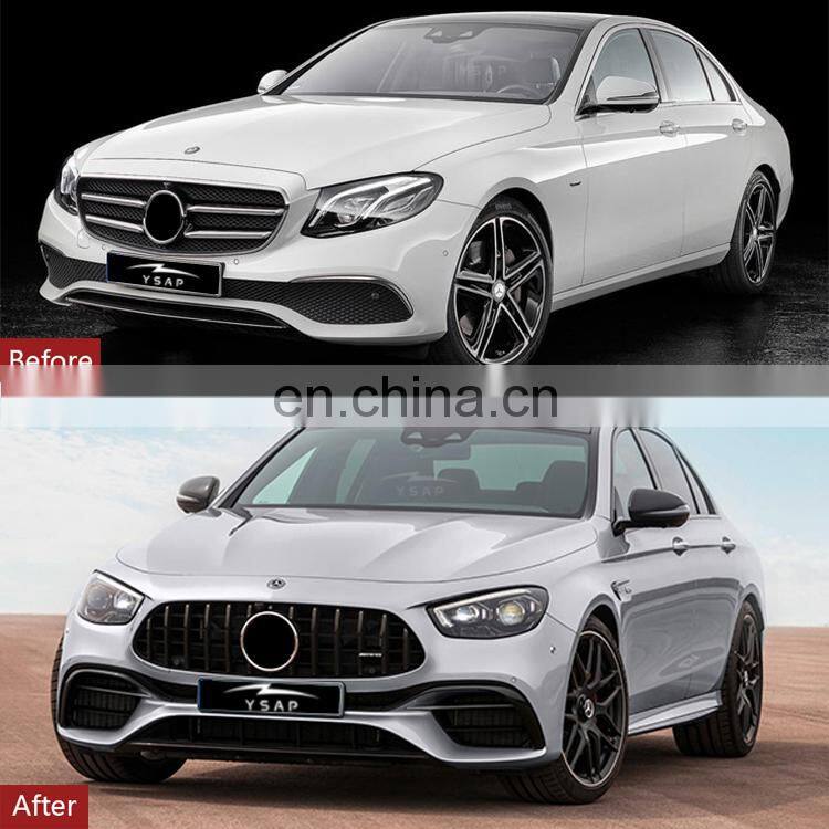 NEW High quality auto body parts facelidt body kit for 16 E class W213 upgrade to 2022 E63 1:1 kit