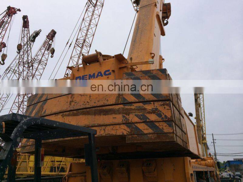 Used Demag AC435 truck crane for sale in Shanghai, Demag 150ton truck crane