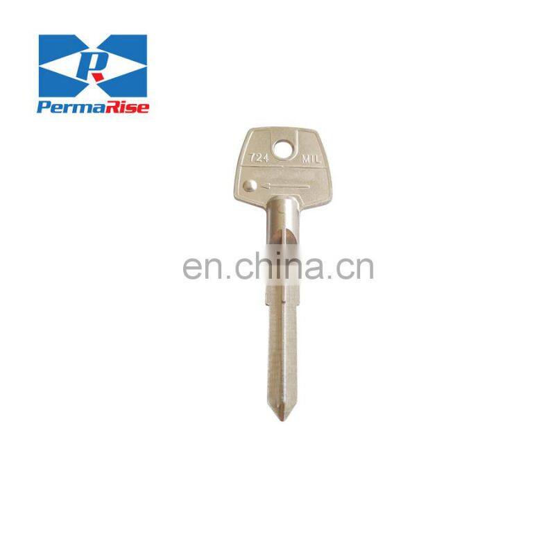 EVERISE Customized maquina de copiar chave OEM Brazilian Door Blank Key 724 High Quality Brass Blank Key