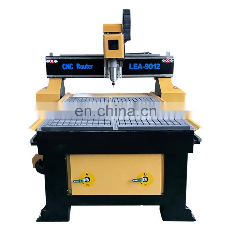 Jinan LEEDERCNC Gold Quality 1.5kw 2.2kw 3kw 220v 3d Cnc LE9012 1325 Wood Cnc Router Machine