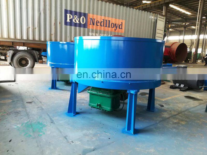 Wheel roller mixer machine with grinding roller wheell mix raw material and binder