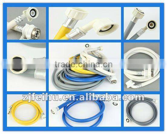 yellow washing machine pvc inlet pipe
