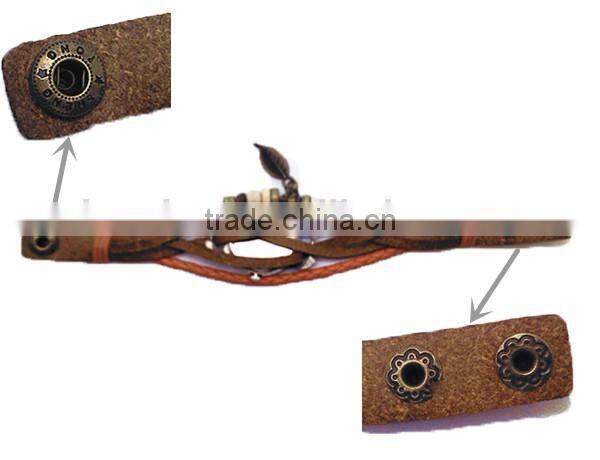 bulk buy from china Quartz watch F-05 for girls with Wing pendant,leather strap, bronzed watch case