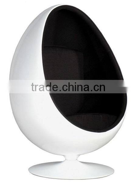 replica wholesale fiberglass blue color cashmere Eero Aarnio Oval ball chair/space chair/bubble chair