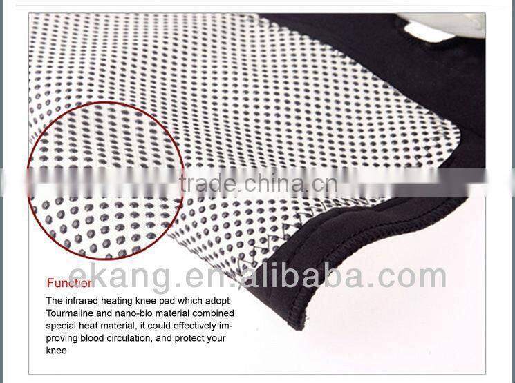 Tourmaline magnetic self-heating knee pads