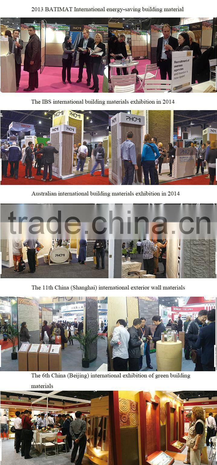 Artificial stone flexible modified clay material breathability durability decorative solid surface wall cladding