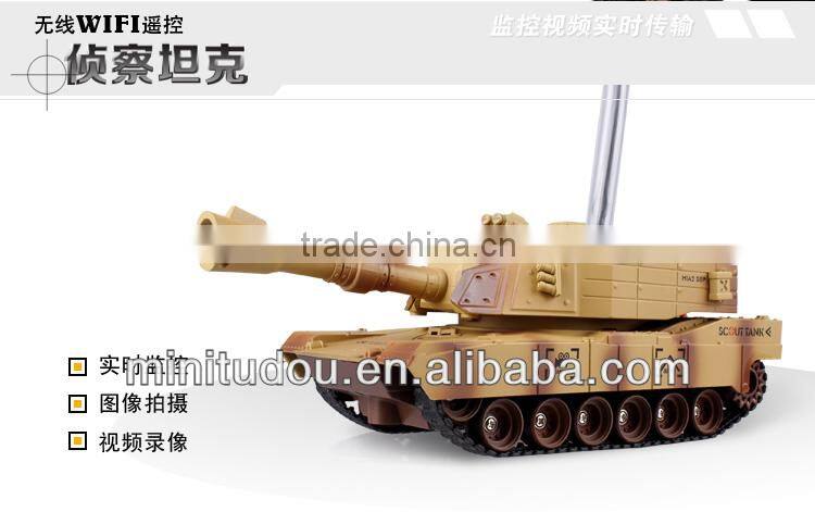 WIFI remote-controlled photography video rc tank (WIFI control, real-time transmission)