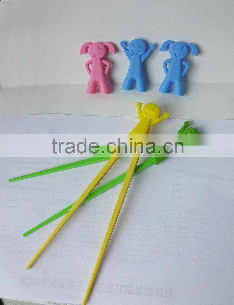 2015 Hot selling silicone chopsticks for kids /spoon holder for children /silicon chopstick in stock