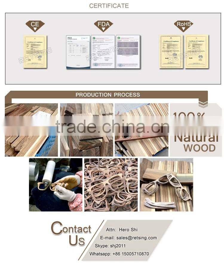 2016 FDA Wholesale Mirror Polarised Lens China Plastic Bamboo Sunglasses Custom Logo Wooden Sunglasses