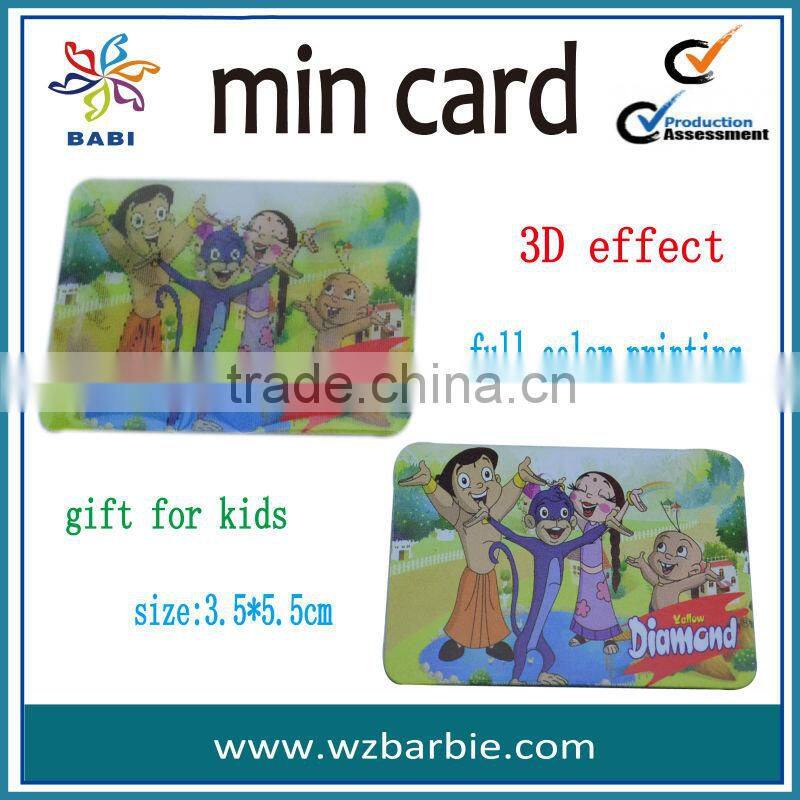 mini size plastic card