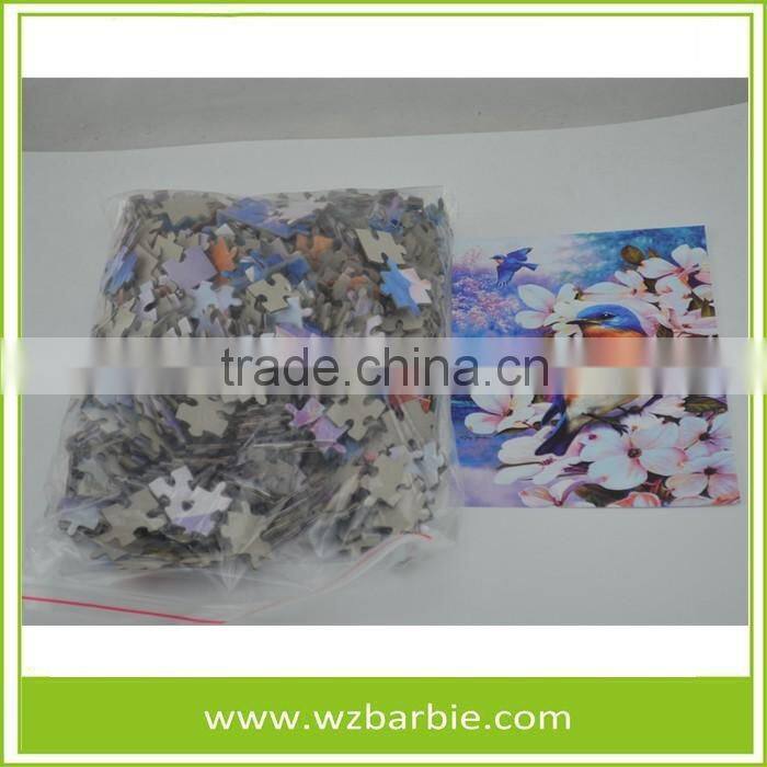 1000 Piece Personalized Design Bird Paper Jigsaw Puzzle For Adult