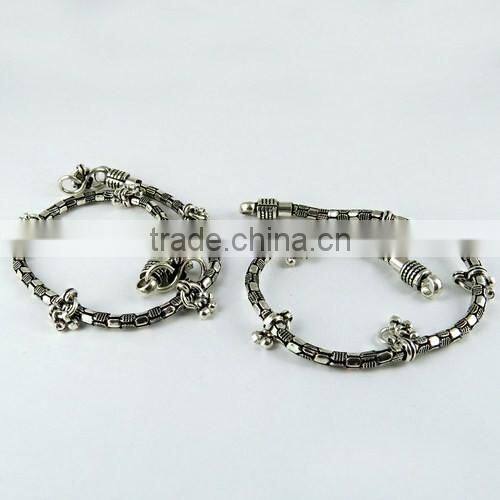 Fantastic !! Oxidized Plain 925 Sterling Silver Anklet, Fine Silver Jewelry, Online, Sale Silver Jewelry