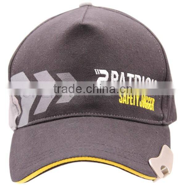 custom promotional baseball cap with bottle opener