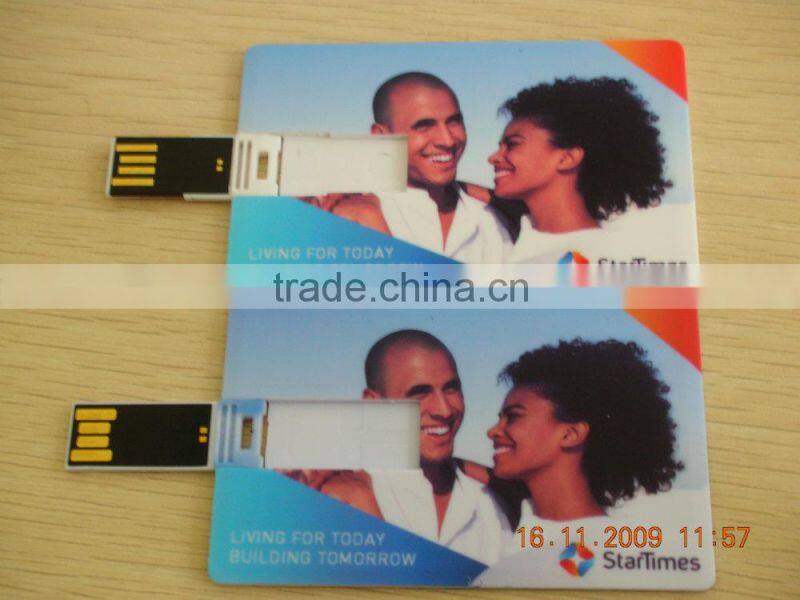 High speed 8gb card type usb flash drive