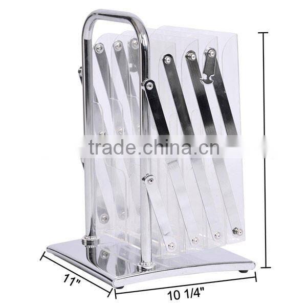Metal Literature Rack Display Holder Stand ,Brochure holder