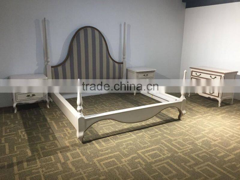 China Manufacturer wholesale leather bed luxury hotel bedroom bed