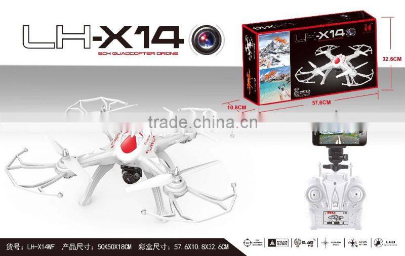 50CM Big Size Wifi Quadcopter FPV drone Wifi drone with HD camera LCD Screen