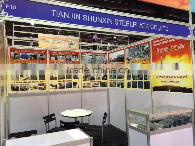 EN10219 Hollow section structural rectangular galvanized square steel pipe/tube