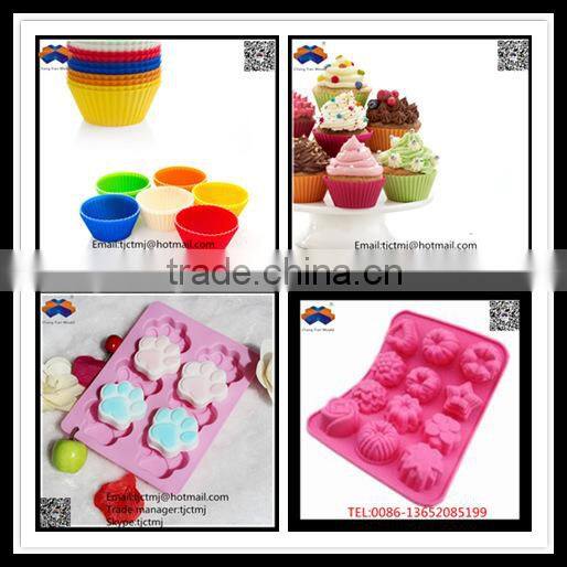 Customized most different shapes Fashionable silicone cake mould