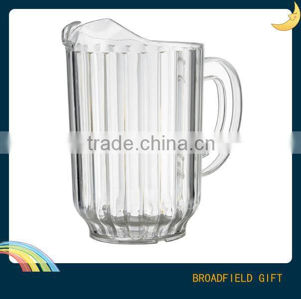 2014 Food Grade clear Alkaline Water Pitcher Filter for Hotel, Bar and Household