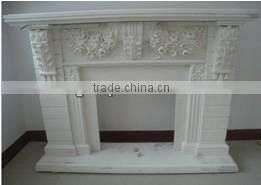 Xiamen cheap large stone fireplace