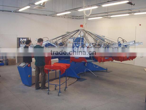 8 color t shirt silk screen printing machine