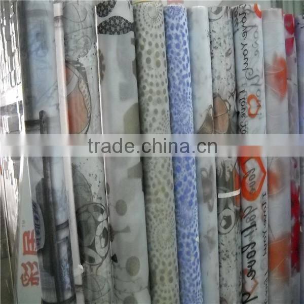 Non glue thick pvc decorative stained glass window film