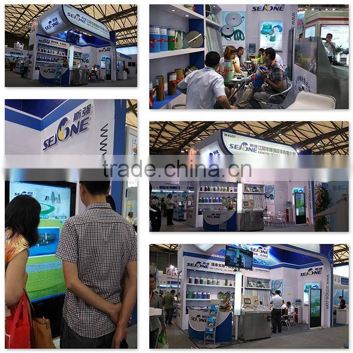 0.5mm green and black double-sided antistatic fabric flat belt for electronic products industry