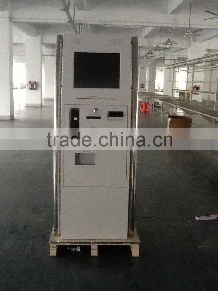 Automatic self service ordering payment kiosk machine