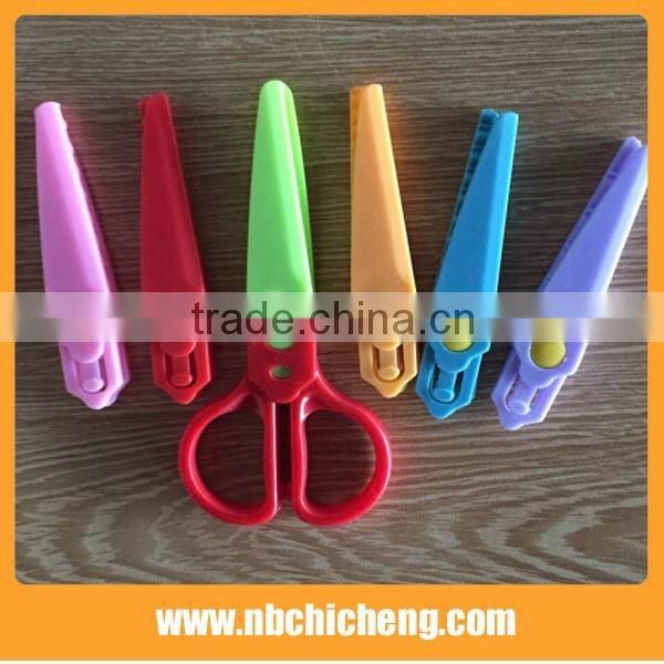 6pcs Colorful Plastic Kids Children School Paper Scissor