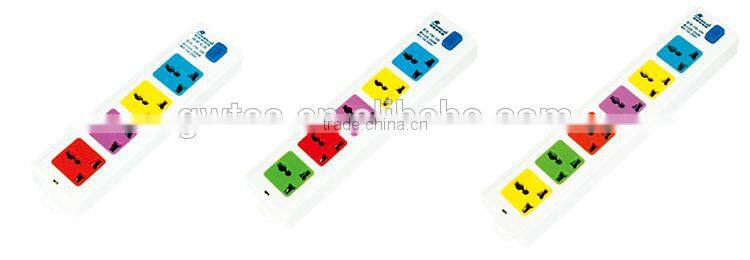 Universal portable extension wall socket set