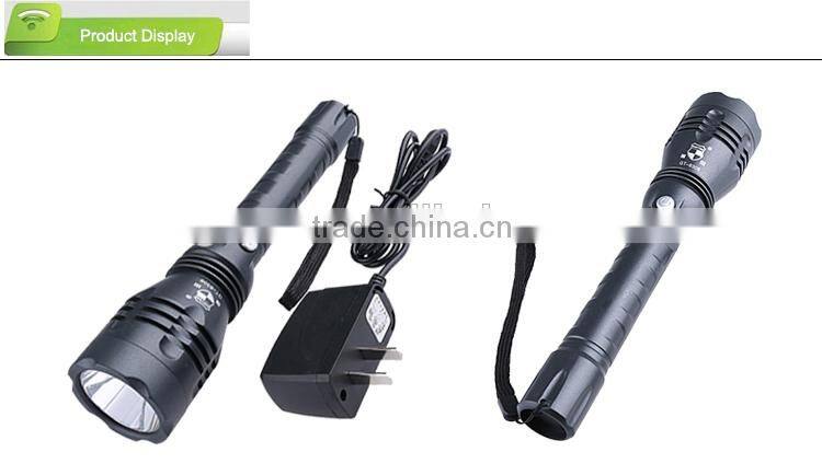 High quality elongated lithium battery led torch light manufacturers