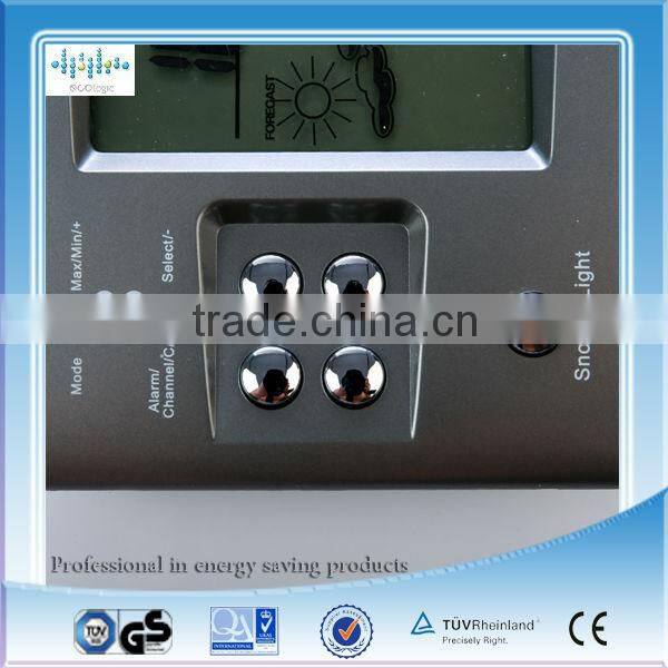 Hot-sale advanced wireless weather station with calender with large LCD screen record Wind&Rainwind Rain &Temperature &Humidity