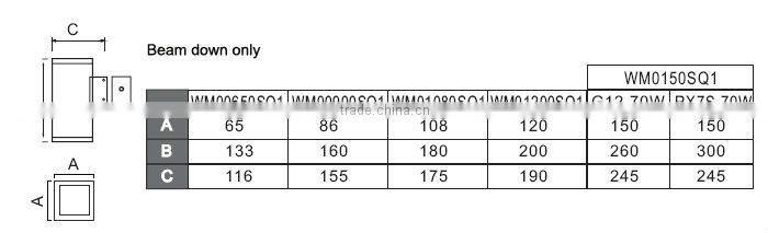 NANJING IP65 2 GU10 E27outdoor up down wall light