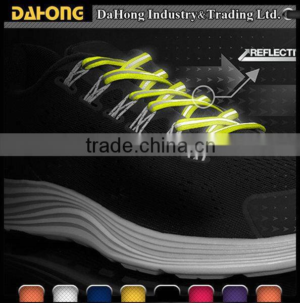 luminous in dark safety 3m reflective shoelaces