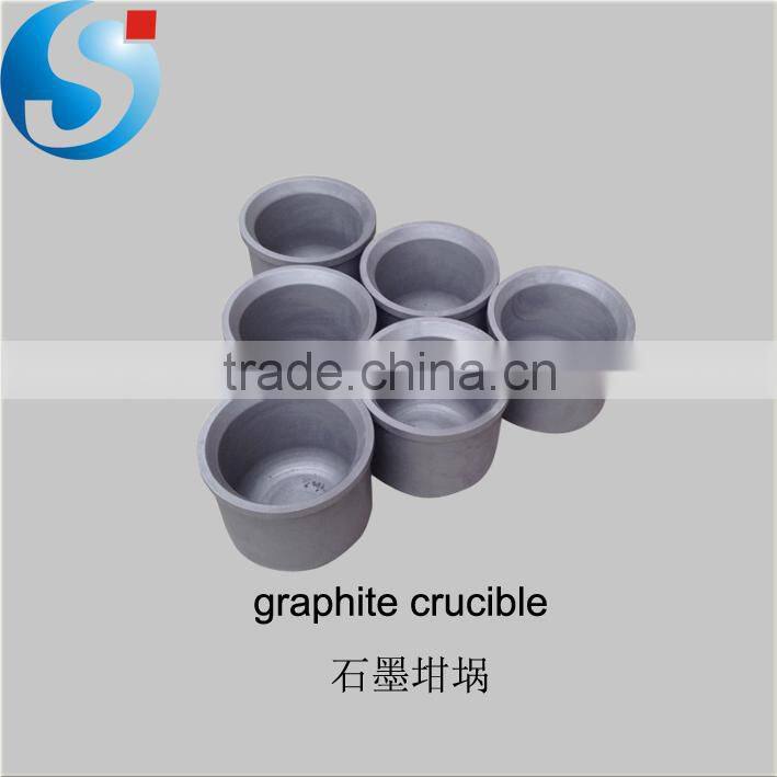 High pure graphite crucible for melting aluminum